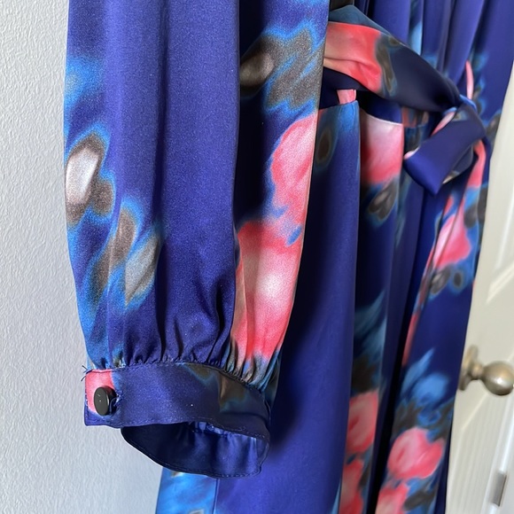 Anthropologie Made In Kind Peter Som GORGEOUS SILK dress - Picture 4 of 14